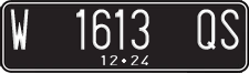 License plate of Indonesia, Regular plates