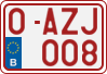 License plate of Belgium, Regular plates (2010)