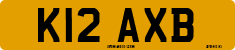 License plate of the United Kingdom, 1983 year system