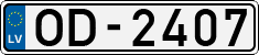 License plate of Latvia, Regular car plates