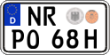 German license plate, Plates for oldtimers (type 