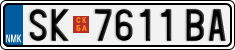 License plate of North Macedonia, Regular plates (2012)