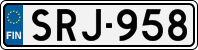 License plate of Finland, Cars