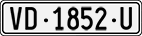 License plate of Switzerland, Dealer (with 