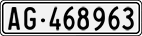 License plate of Switzerland, Cars