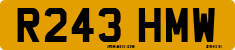 License plate of the United Kingdom, 1983 year system