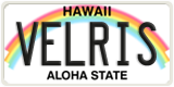 Hawaii, Vanity Plates