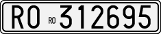 License plate of Italy, Cars (1927 year series)