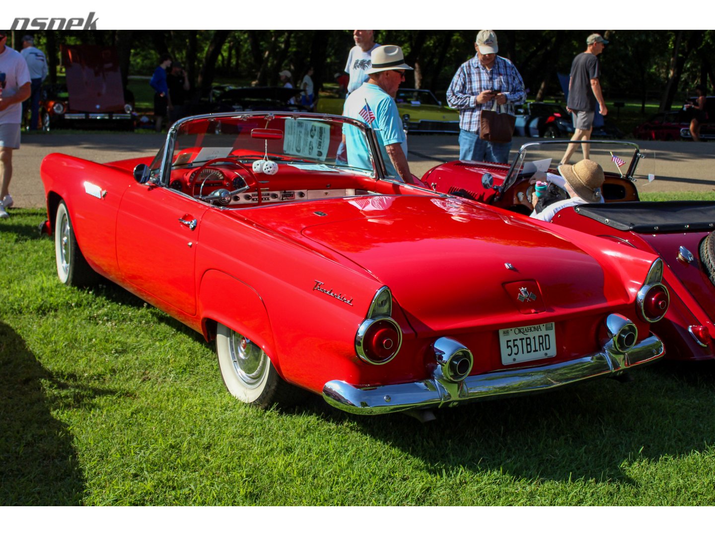 55TB1RD, Ford Thunderbird 1st gen 1955 Convertible (P5-40), 1954–1955