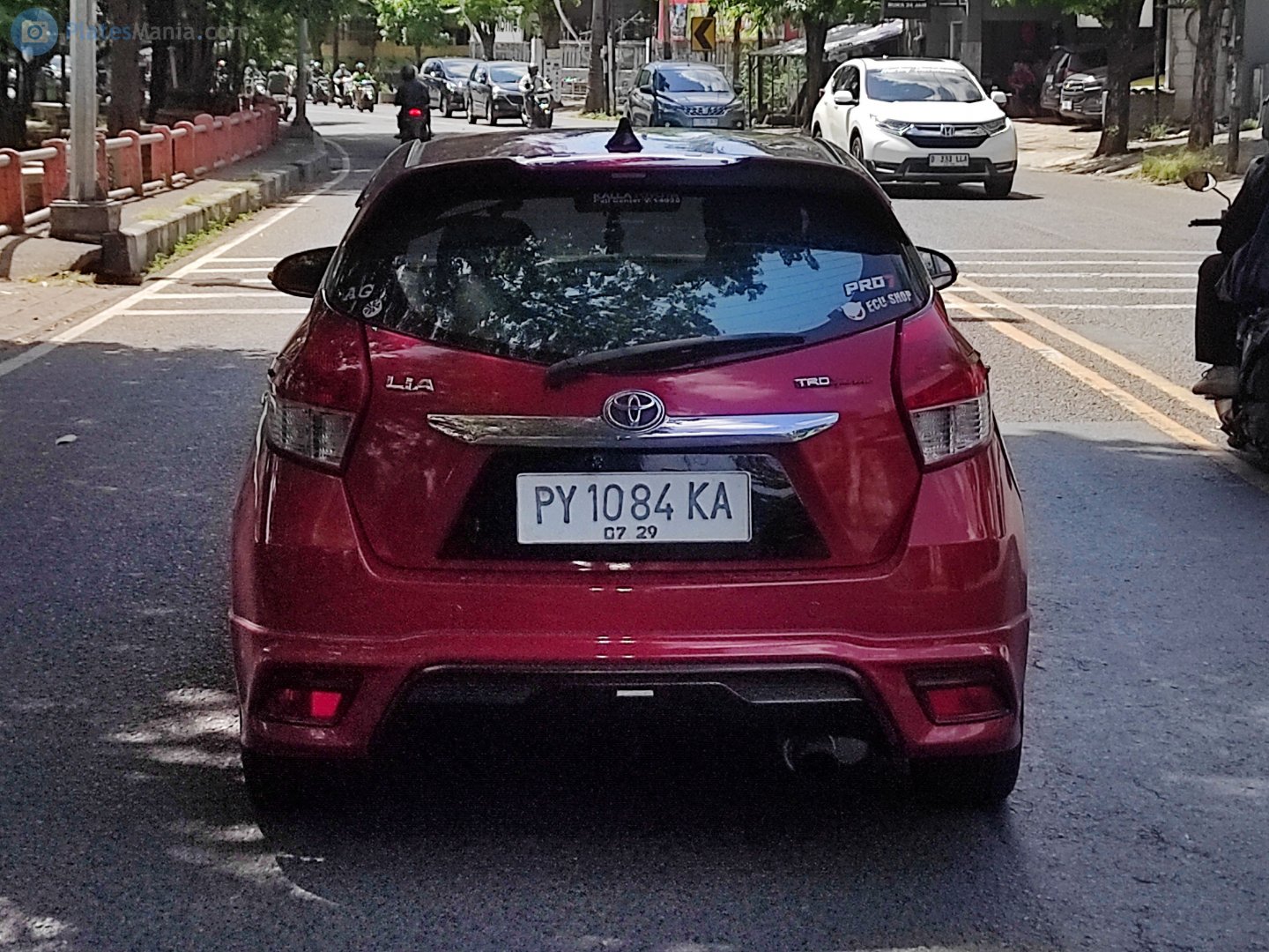 PY 1084 KA, Toyota Yaris 3rd gen Hatch (XP150), 2013–2017