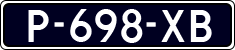 License plate of the Netherlands, Cars