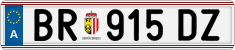 License plate of Austria, Regular plates
