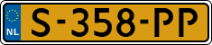 License plate of the Netherlands, Cars