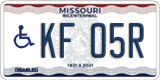Missouri, Vehicles for disabled persons (AB 12C)