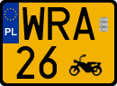 License plates of Poland, Oldtimers