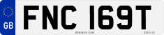 License plate of the United Kingdom, 1963 year system