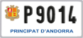 License plate of Andorra, Motorcycles (A 1234)