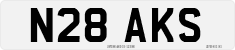 License plate of the United Kingdom, 1983 year system