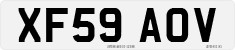 License plate of the United Kingdom, 2001 year system