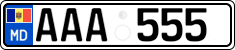 License plate of Moldova, Cars (2015)