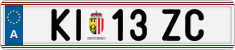 License plate of Austria, Regular plates