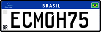 License plate of Brazil, Private owners (Mercosul)