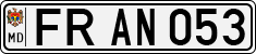 License plate of Moldova, Cars (1992)