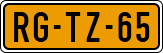 License plate of the Netherlands, Cars