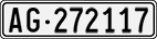 License plate of Switzerland, Cars