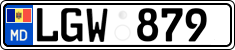 License plate of Moldova, Cars (2015)