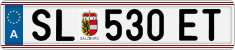 License plate of Austria, Regular plates