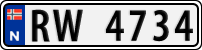 License plate of Norway, Trailers, motorcycles, special vehicles