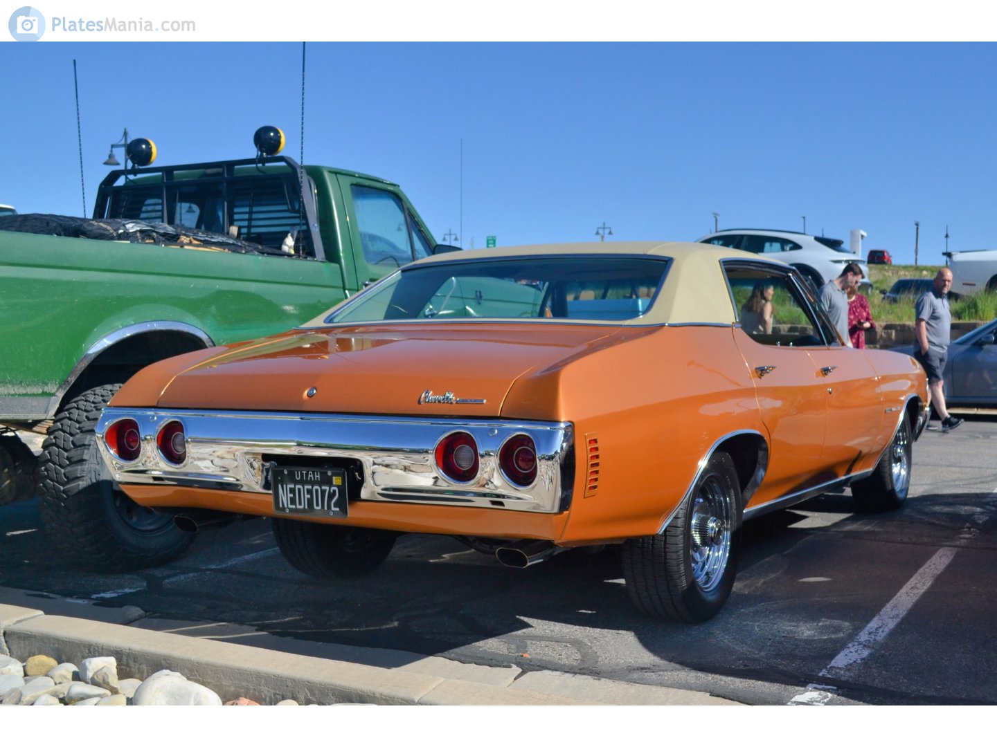 NEDF072, Chevrolet Chevelle 2nd gen 1971/1972 4-door Hardtop (39; A-body), 3rd facelift, 1970–1972