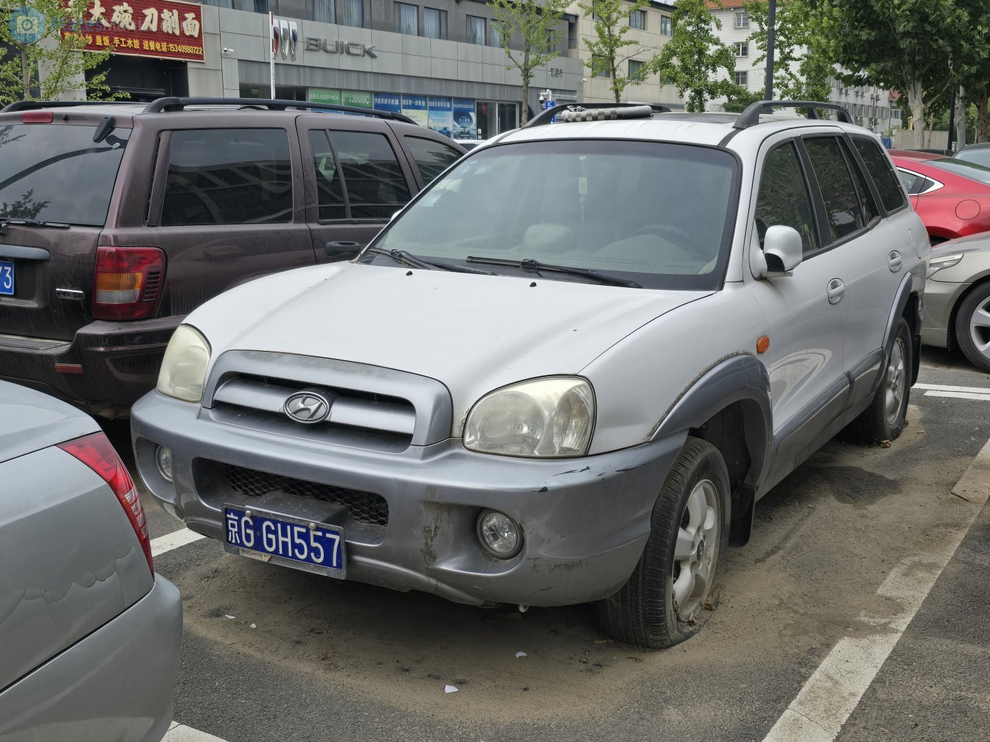 京G·GH557, Hyundai Santa Fe 1st gen (Classic) (SM), 2000–2006 (–2012 for RU-market)