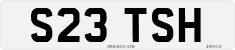 License plate of the United Kingdom, 1983 year system