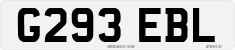 License plate of the United Kingdom, 1983 year system