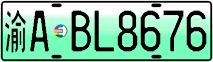 License plate of China, Electric vehicles
