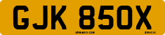 License plate of the United Kingdom, 1963 year system