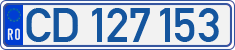 License plate of Romania, Diplomatic
