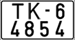 License plate Belarus, Special vehicles (2004)
