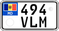 License plate of Moldova, Motorcycles (2015)