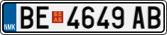 License plate of North Macedonia, Regular plates (2012)