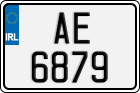 License plate of Ireland, Trailers