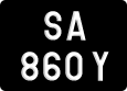 License plate of Malaysia, AB(C) 1(234) D