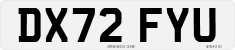 License plate of the United Kingdom, 2001 year system