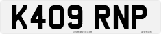 License plate of the United Kingdom, 1983 year system