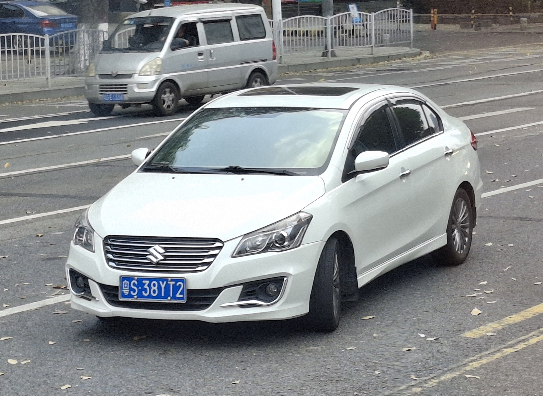 粤S·38YT2, Suzuki Alivio 1st gen (VC; CN-market), facelift, 2017–2018
