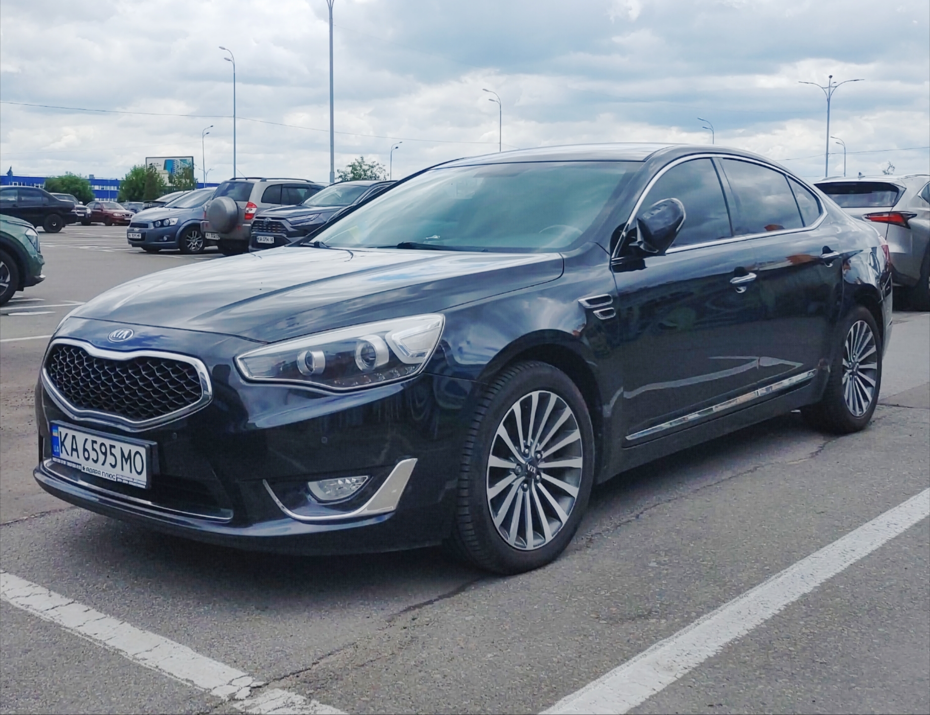 KA 6595 MO, Kia K7 1st gen (VG), facelift, 2012–2016