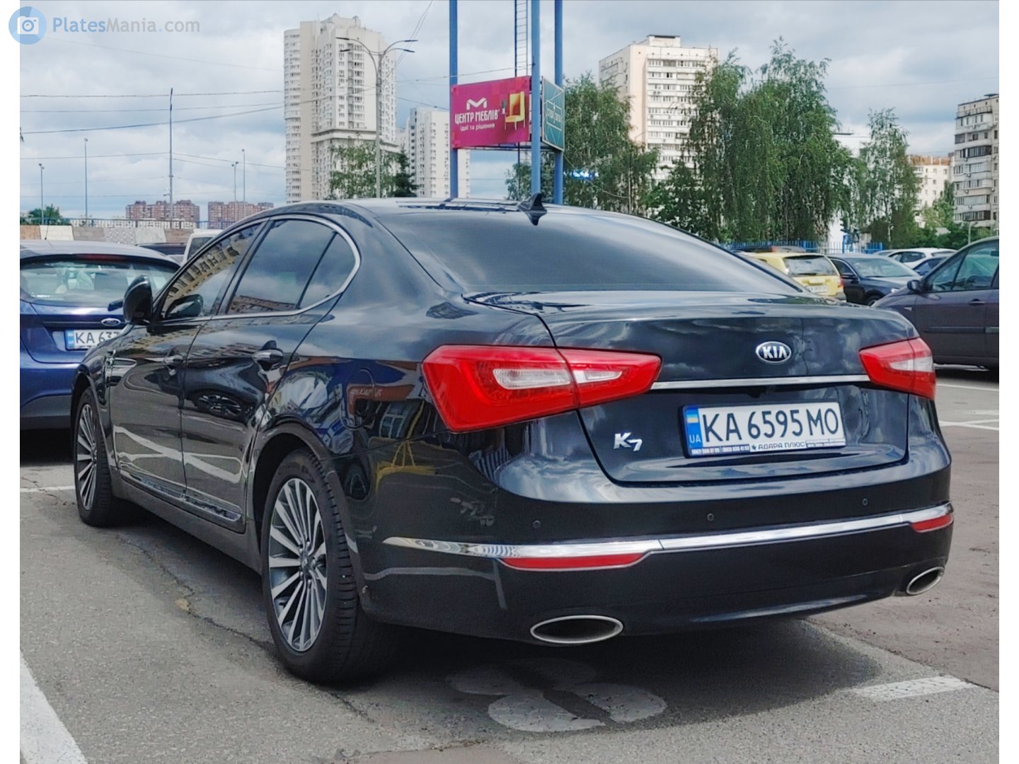 KA 6595 MO, Kia K7 1st gen (VG), facelift, 2012–2016