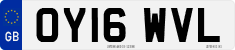 License plate of the United Kingdom, 2001 year system